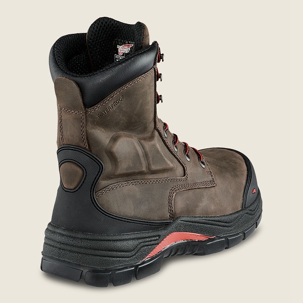 Safety Støvler Herre - Red Wing King Toe® Adc - 8-Inch Waterproof Csa Metguard Toe - Mørkegrå - SLDI